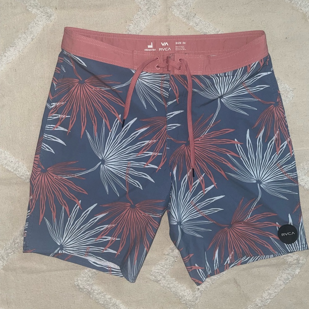 Mens 34 RVCA Swim Trunks